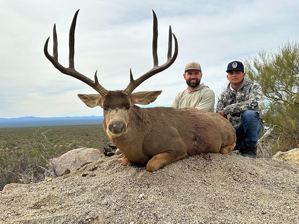 Photo of a mule deer hunt from a management mule deer hunt in mexico.